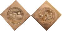 Stralsund, Stadt Bronzeklippe von Helmut König, 100 Jahre Postgebäude, 51 mm x 51 mm -