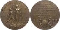Schweiz - Neuenburg Bronzemedaille v. Huguenin, 50 J. Emanzipation v. Preußen und Anschluss a.d. Eidgenossenschaft -