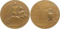 Schweiz - Neuenburg Bronzemedaille v. Huguenin, Unteroffiziersgesellschaft, XV. Fête fédérale -