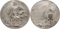 Schweiz - Neuenburg Silbermedaille v. Huguenin, Unteroffiziersgesellschaft, XV. Fête fédérale -
