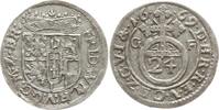 Brandenburg-Preußen 1/24 Taler (Groschen) Friedrich Wilhelm, 1640 - 1688, Krossen -
