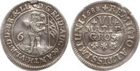 Braunschweig-Wolfenbüttel 6 Mariengroschen Rudolf August und Anton Ulrich, 1685 - 1704, Zellerfeld -