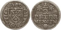 Trier, Erzbistum 1/2 Petermännchen (4 Pfennig, Kreuzer) Johann Hugo von Orsbeck, 1676 - 1711 -