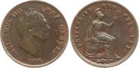Großbritannien 1/3 Farthing William IV, 1830 - 1837 -
