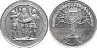 Schweiz Aluminiummedaille auf die 600-Jahrfeier des Bundes der 3 Waldstädte, Rütlischwur, Wappenbaum -