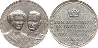 Braunschweig, Herzogtum Silbermedaille (990) Ernst August, 1913 - 1918, v. Oertel, auf die Thronbesteigung des Herzogspaares -
