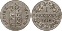 Kreuzer 1849 Württemberg, Königreich Wilhelm I., 1816 - 1864 Sehr schön - vorzüglich