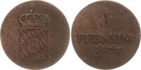 Bayern, Königreich 1 Pfennig Maximilian I. Joseph, 1806 - 1825 -