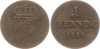 Bayern, Königreich 1 Pfennig Ludwig I., 1825 - 1848 -