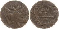 Russland Denga (1/2 Kopeke) Elisabeth I., 1741 - 1761 -