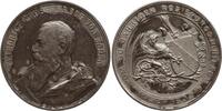 Baden, Großherzogtum Silbermedaille Friedrich I., 1856 - 1907. v. Mayer & Wilhelm, auf das 50. Regierungsjubiläum -