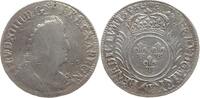 Frankreich, Königreich 1/2 Ecu aux palmes Ludwig XIV., 1643 - 1715, Lille, Überprägung auf 1/2 Ecu 1691 -