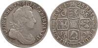 Großbritannien 1 Shilling George I., 1714 - 1727, First bust, Large N in BRVN -
