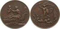 Frankreich, Königreich Bronzemedaille v. Gayrard, auf die Geburt des Herzogs von Bordeaux, Thronprädentent Henri V. -