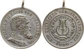 Stuttgart, Stadt Tragbare versilberte Bronzemedaille v. Mayer, auf das V. Deutsche Sängerbundfest -
