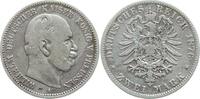 Kaiserreich Deutschland, Königreich Preußen 2 Mark Wilhelm I., 1861 - 1888 -