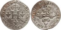 Frankreich, Königreich Double Sol Parisis (Gros de Nesle) Henri II., 1547 - 1559, Paris -