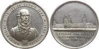 Sachsen, Königreich, Stadt Leipzig Große Zinnmedaille auf das 3. Deutsche Turnfest, Friedrich Ludwig Jahn / Festhalle -