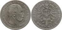 Kaiserreich Deutschland, Königreich Preußen 2 Mark Wilhelm I., 1861 - 1888 -