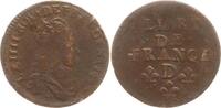 Frankreich, Königreich Liard de France Ludwig XIV., 1643 - 1715, Vimy -