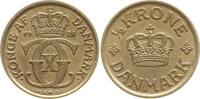 Dänemark, Königreich 1/2 Krone Christian X., 1912 - 1947 -
