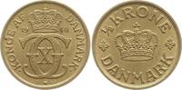 Dänemark, Königreich 1/2 Krone Christian X., 1912 - 1947 -