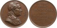 Berühmte Personen - Musiker und Komponisten Bronzemedaille v. Caqué, a.d. französischen Komponisten André-Ernest-Modeste Grétry, 1741-1813 -