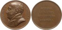 Berühmte Personen - Musiker und Komponisten Bronzemedaille ohne Signatur, auf den italienischen Komponisten Gioachino Rossini, 1792 - 1868 -