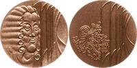Berühmte Personen - Musiker und Komponisten Bronzemedaille o. Sign., a.d. 300. Geburtstag des Komponisten Georg Philipp Telemann, 1681-1767 -