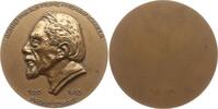 Berühmte Personen - Musiker und Komponisten Einseitige Bronzemedaille v. Hanusch, 100. Geb. des österreichischen Dirigenten Franz Schalk, 1863 - 1931 -
