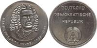Berühmte Personen - Musiker und Komponisten Kupfer-Nickel Medaille DDR, auf den Komponisten Georg Friedrich Händel, 1685-1759 -