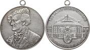 Berühmte Personen - Musiker und Komponisten Tragbare Medaille Richard Wagner, 1813 - 1883, 100 Jahre Festspiele in Bayreuth -