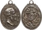 Berühmte Personen - Musiker und Komponisten Tragbare hochovale Medaille ohne Signatur, auf Richard Wagner, 1813 - 1883, Auflistung seiner Opern -