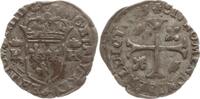 Frankreich, Königreich Douzain aux deux H couronnés Henri IV., 1589 - 1610, Clermont-Ferrand -