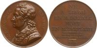 Frankreich, Königreich Bronzemedaille von Gayrard, auf den Komponisten André Ernest Modeste Grétry, Lüttich -