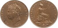 Großbritannien 1/2 Penny George IV., 1820 - 1830 -