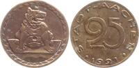 Aachen, Stadt 25 Pfennig Notgeld, Eisen, Kehrprägung -