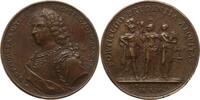 Schweiz-Genf Bronzegussmedaille v. Dassier, auf den französischen Gesandten Daniel-Francois Comte de Lautrec -