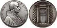 Vatikan Versilberte Bronzemedaille Paul VI., 1963 - 1978, v. F. Mina bei Damiano Colombo & F., auf das heilige Jahr -
