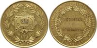 Belgien, Königreich, Stadt Brüssel Vergoldete Bronzemedaille Leopold II., v. Veyrat, Verdienstmedaille der Belgischen Feuerversicherung -