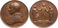 Vatikan Bronzemedaille Leo XIII., 1878 - 1903, v. Bianchi, auf die Enzyklika Aeternis Patri -