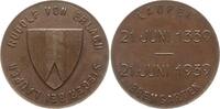 Schweiz Bronzemedaille Rudolf von Erlach Sieger bei Laupen / Laupen - Bremgarten, 1339 - 1939 -