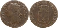 Frankreich, Königreich 1/2 Sol Ludwig XVI., 1774 - 1793, Metz -