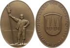 Schweiz-Bern Hochovale Bronzemedaille v. Max Buri bei Huguenin, 100-Jahrfeier der Sekundarschule, Langnau im Emmental -