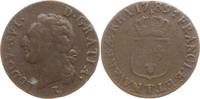Frankreich, Königreich 1/2 Sol Ludwig XVI., 1774 - 1793, Nantes -