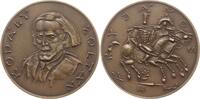 Ungarn, Stadt Budapest Große Bronzegussmedaille v. Nagy, auf den Tod des Komponisten Zoltán Kodály, 1882 - 1967 -