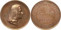 Berühmte Personen - Musiker und Komponisten Bronzemedaille Weimar, NFG, v. Helmut König , auf den 100. Todestag des Komponisten Franz Liszt -