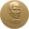 Bonn, Stadt Große einseitige Bronzemedaille v. Hoffstätter, a.d. Komponisten und Musikpädagogen Friedrich Silcher, 1789-1860 -