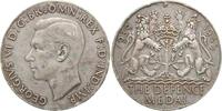 Großbritannien Nickelmedaille George VI., 1936 - 1952, The Defence Medal 1939 - 1945 -