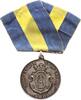 Schweden, Königreich, Södertälje Tragbare versilberte Bronzemedaille Preismedaille des Södertälje Sportklubb, ohne Gravur, nicht verliehen -